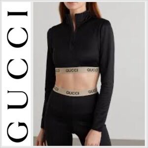 Gucci Cropped Top band logo Size M
